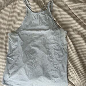 Lululemon Light Blue Women's High-Neck Tank Top
